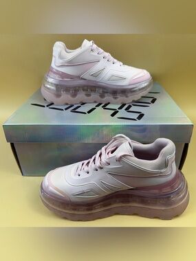 Shoes 53045 Bump'air Blossom Pink SZ 36 Excellent Condition Box + Extra Insoles